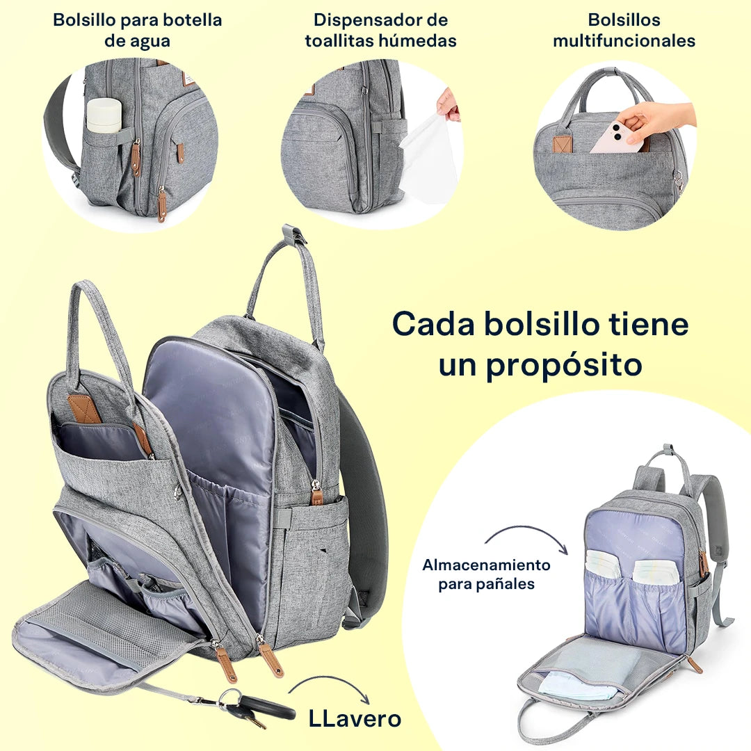 💫MOCHILA PAÑALERA MULTIFUNCIONAL💫