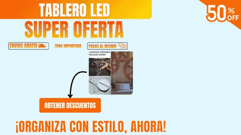 Tablero LED Personalizable💖