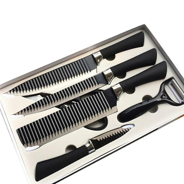 SET CUCHILLOS🔪PREMIUM X 6 PIEZAS😎
