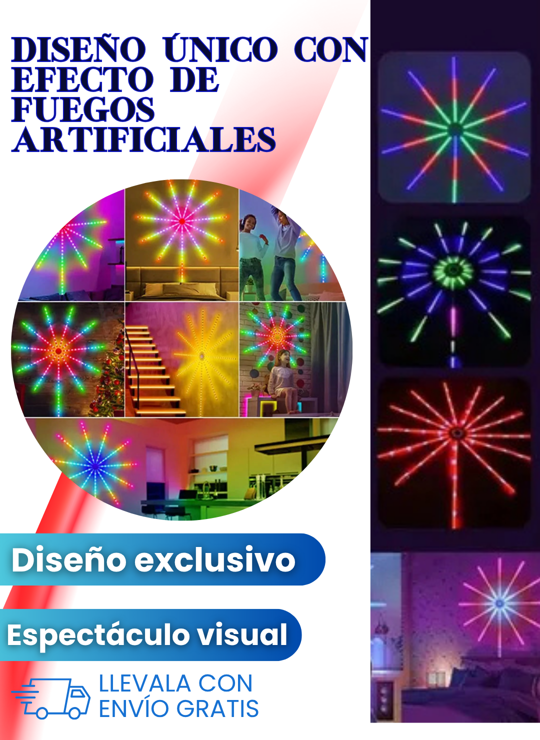 🌈LUCES LED STAR PRO🎆