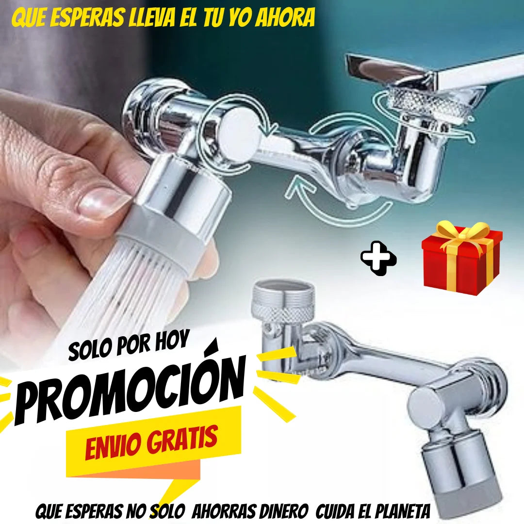 Grifo giratoria para una limpieza fácil🫧