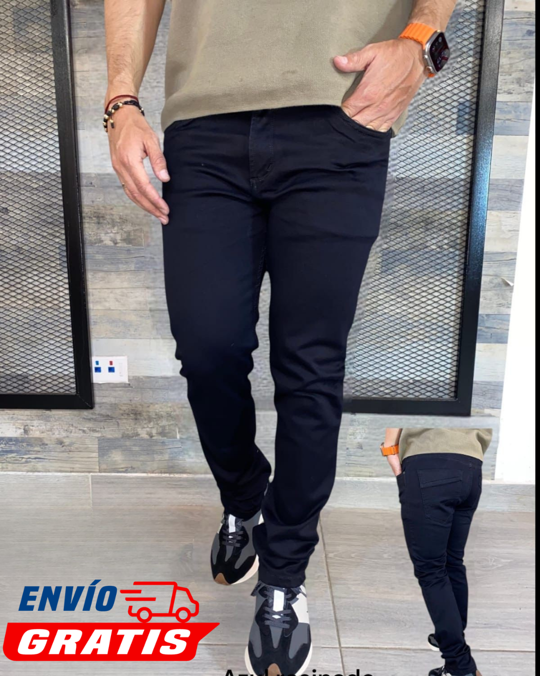 🐱‍🏍Pantalón drill punto Flex✨