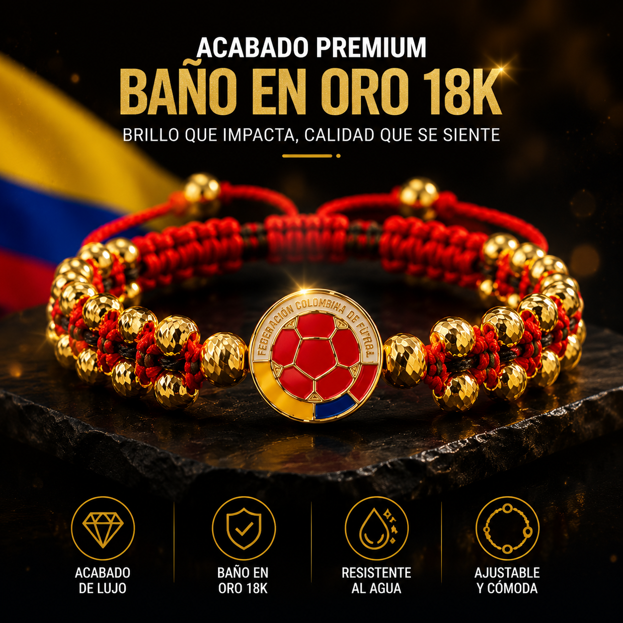 🍻Pulsera Selección COLOMBIA⚽