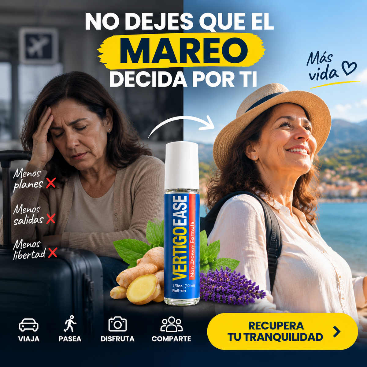 Vertigo Ease  Recupera Tu Equilibrio Hoy,  DILE Adiós al Vértigo GRAN PROMOCION🚨