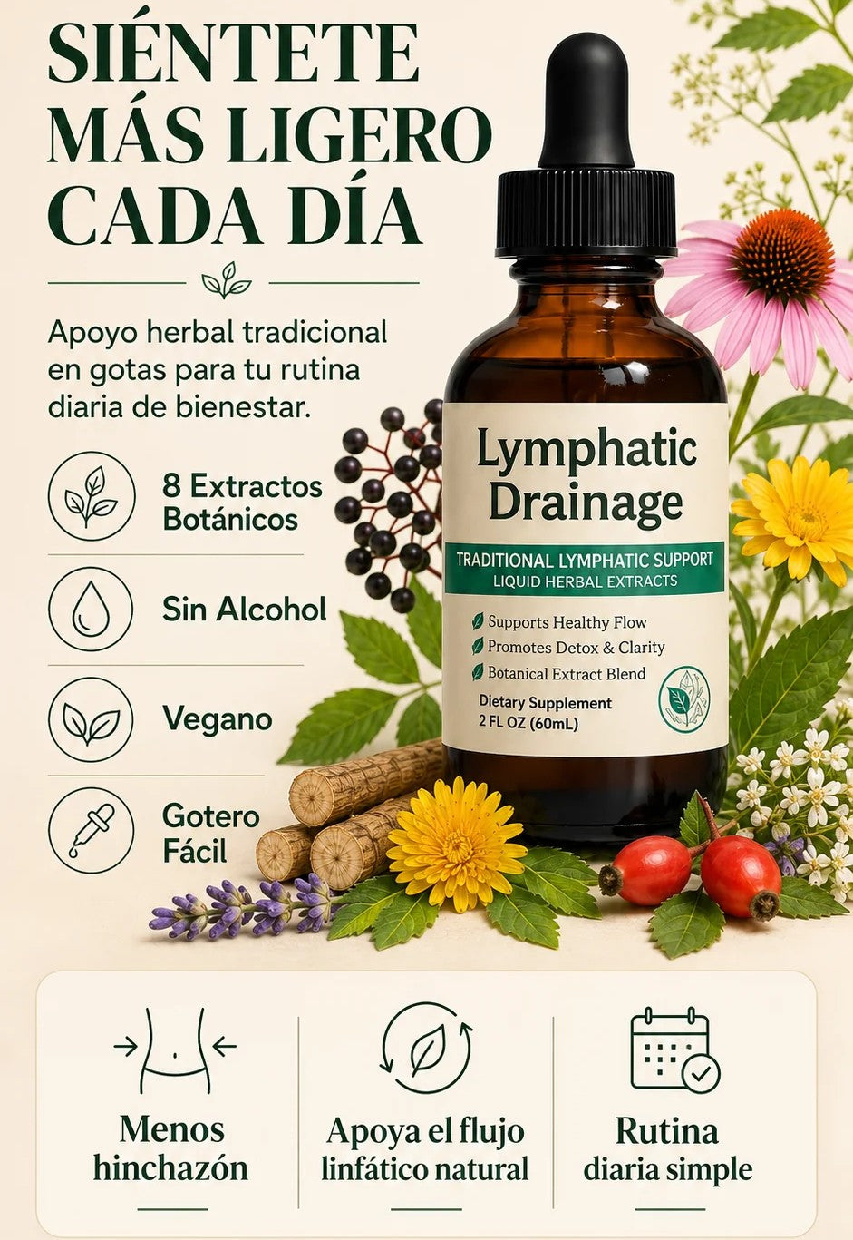 DRENAJE LINFATICO NATURAL ORIGINAL🤩
