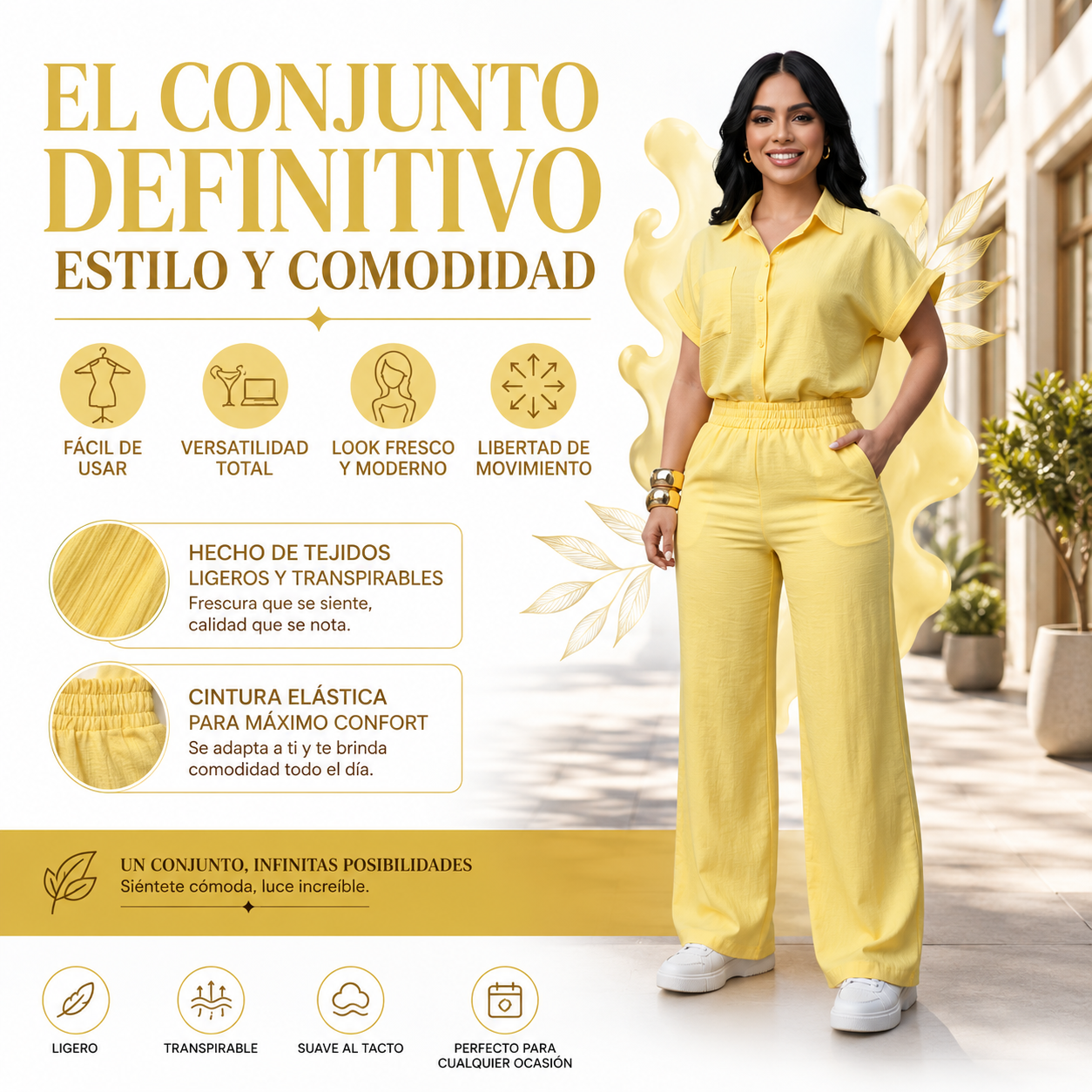 👗CONJUNTO AURORA DOS PIEZAS🎀