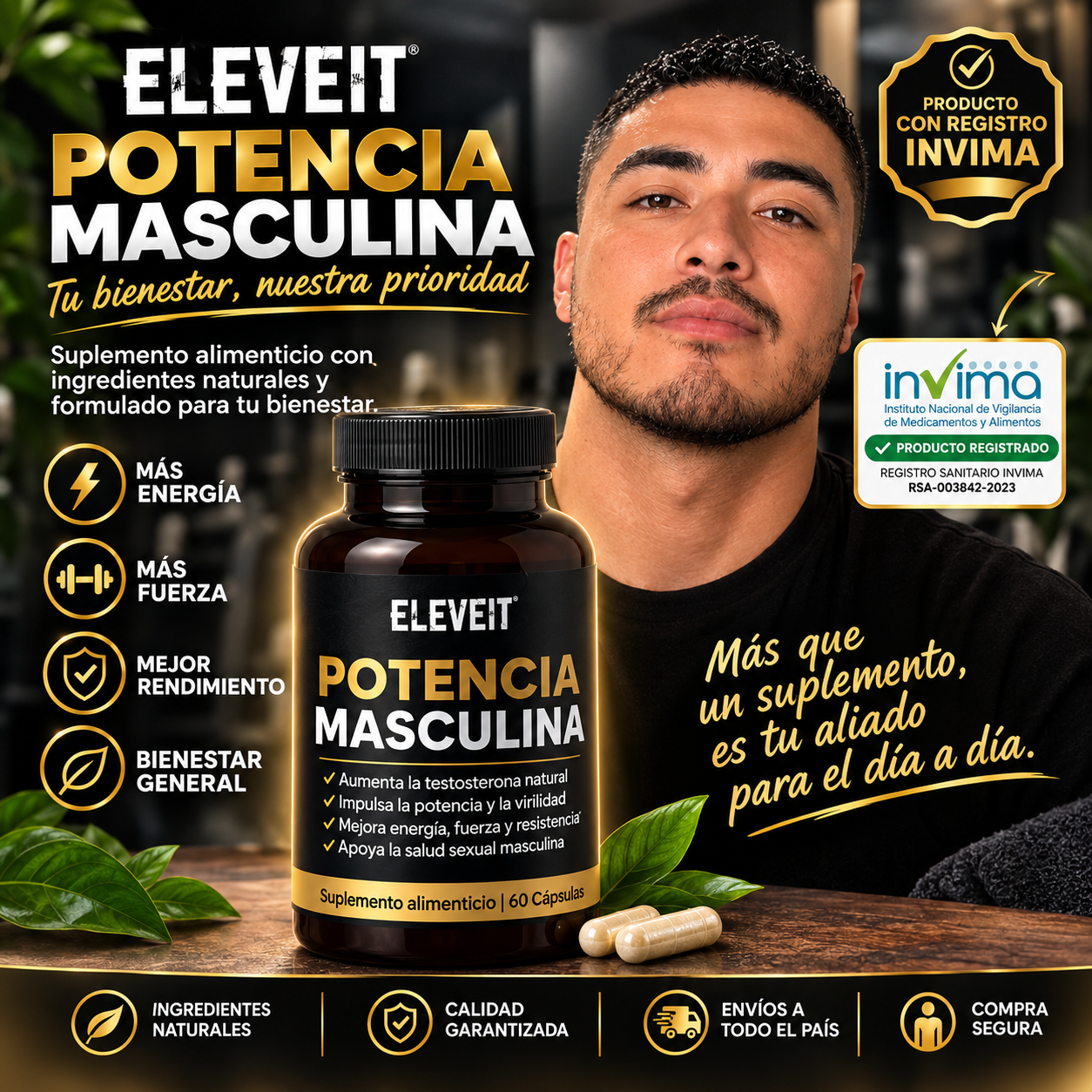 ⚡ELEVEIT Potencia Masculina | Lleva tu Vitalidad al Siguiente Nivel✅