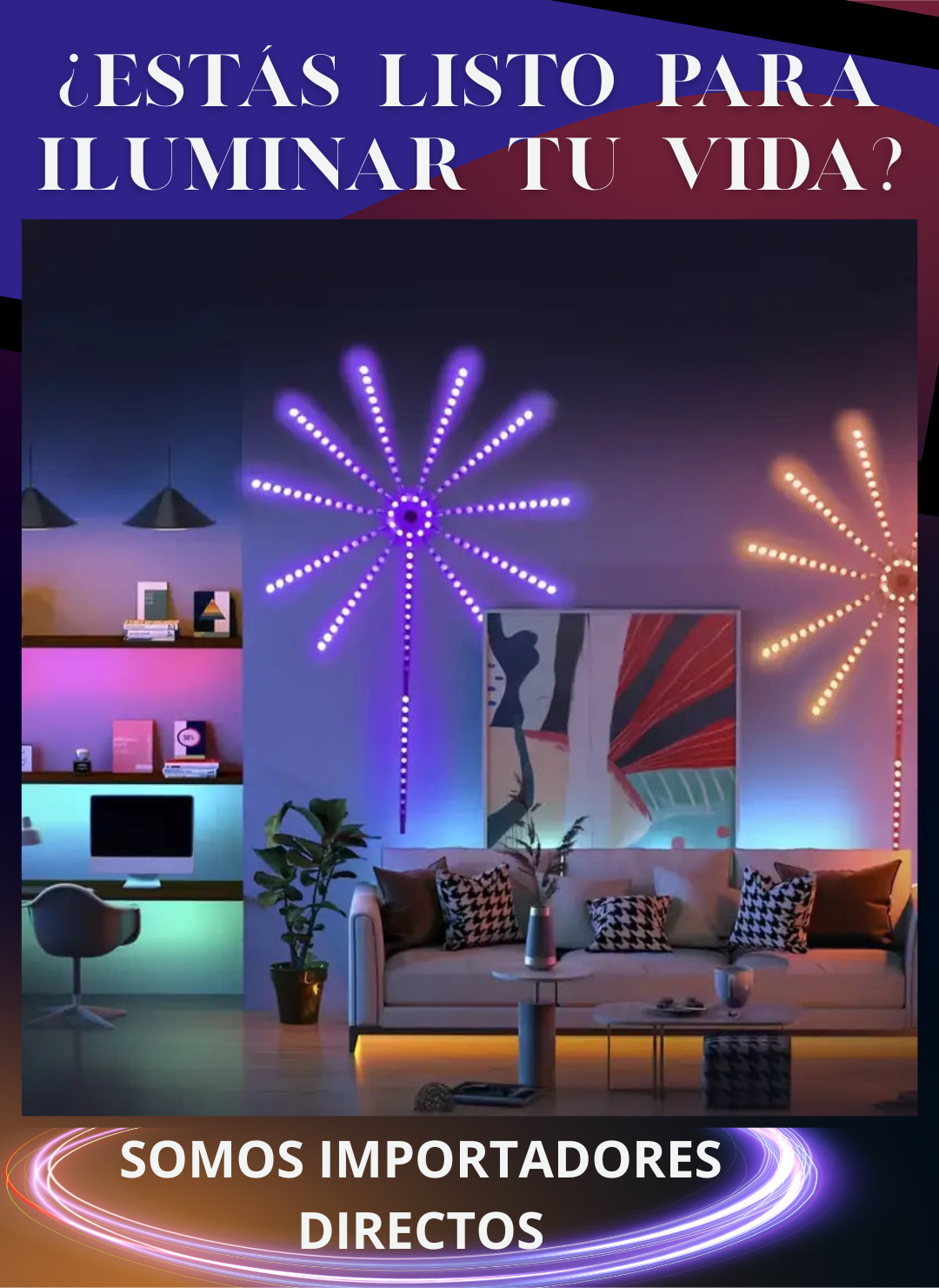 🌈LUCES LED STAR PRO🎆