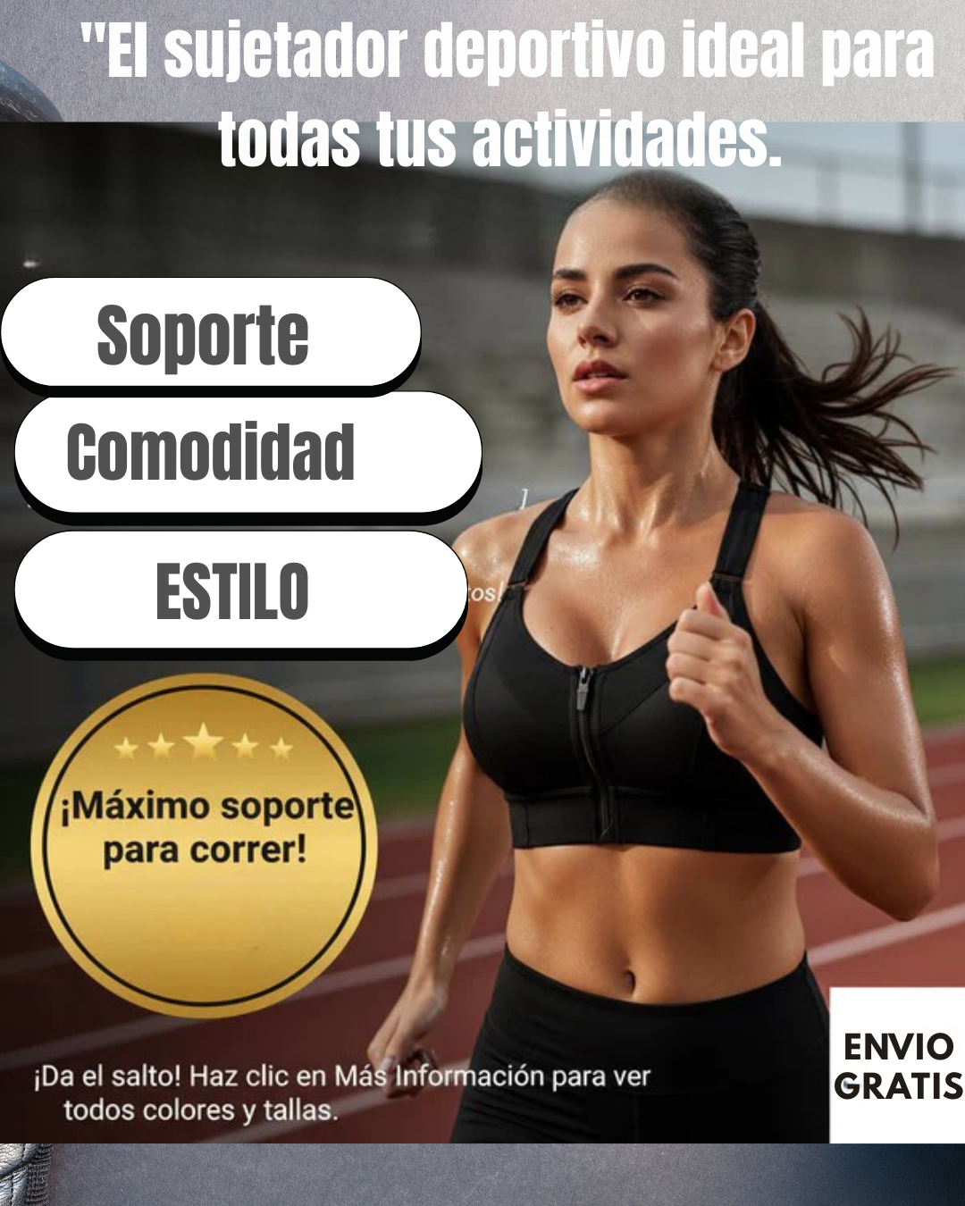 🔥SUJETADOR POWERFIT🎁