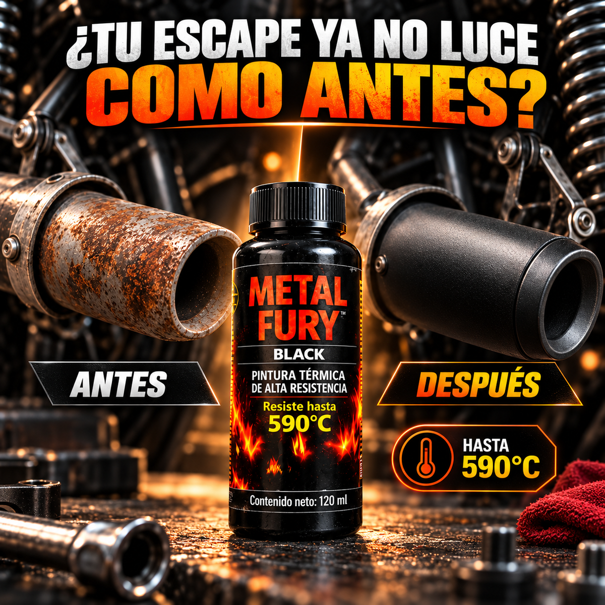 🎁METAL FURY PINTURA TERMICA💎