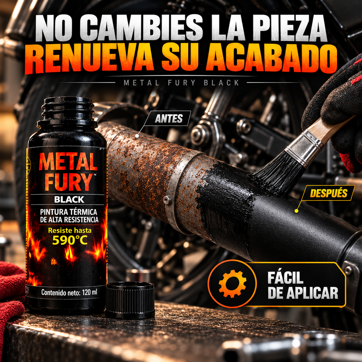 🎁METAL FURY PINTURA TERMICA💎