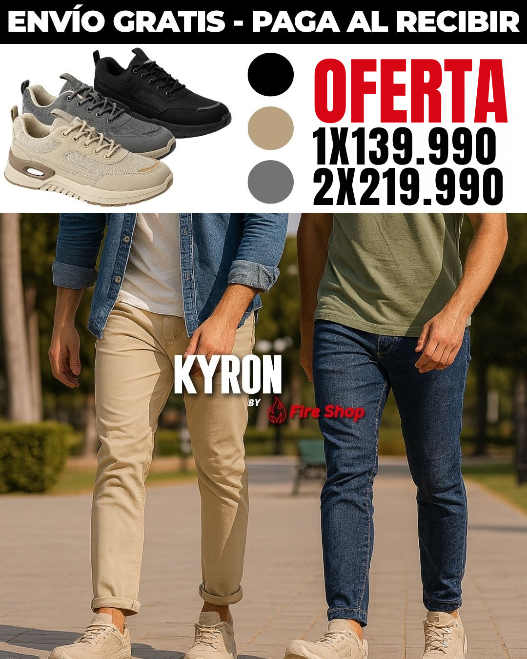 🥳Lanzamiento TENIS KYRON🤩