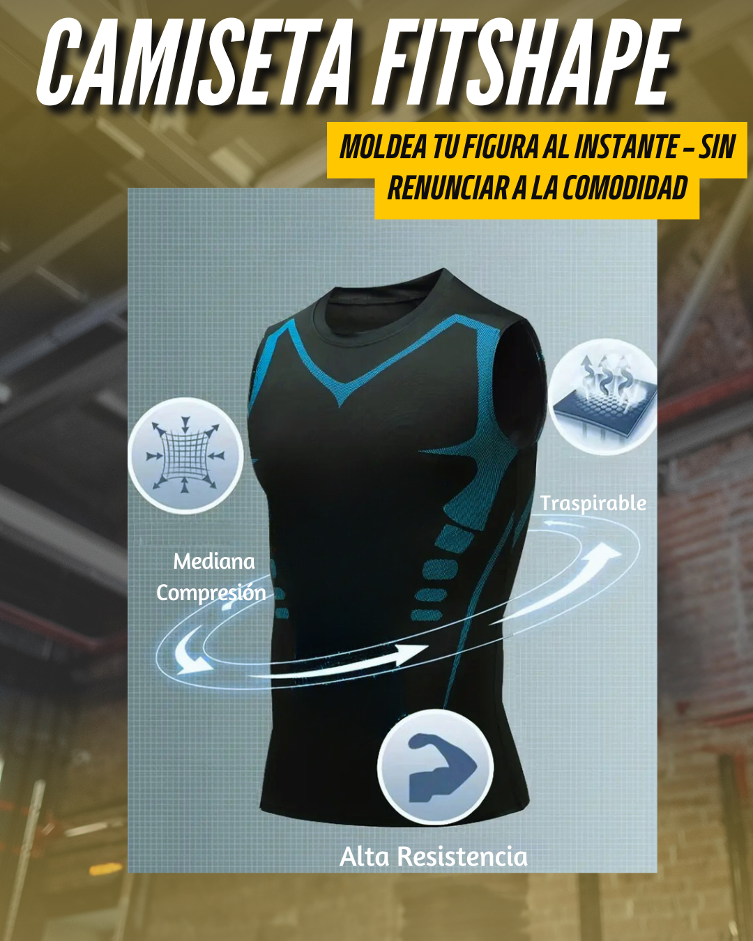 💎CAMISETA FITSHAPE🔥
