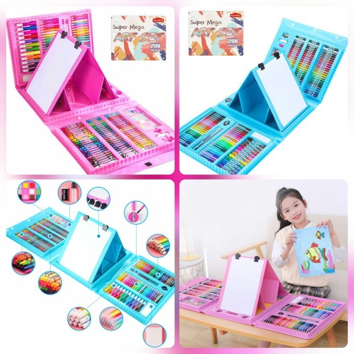 Set Kit De Arte Maleta X208 Piezas🎁